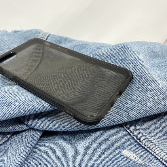 iPhone XS Max Case Clear Black Glitter Cover NEW - Picture 2 of 7